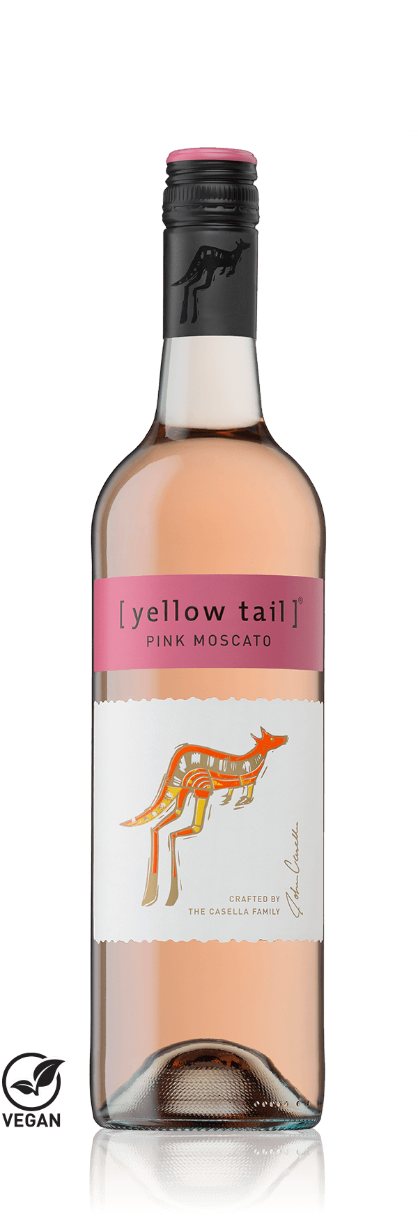 Pink Moscato yellow tail Wines UK